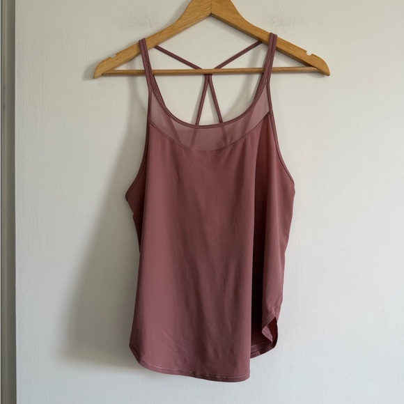 Lululemon Athletica Spanish Rose Pink Athletic Anew Strap Tank Top size XS EUC - Picture 7 of 11